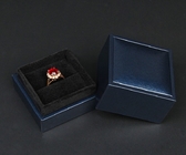 Flip Luxury Leather Jewellery Box superiore con l'inserzione Matte Lamination della schiuma