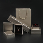 Flip Luxury Leather Jewellery Box superiore con l'inserzione Matte Lamination della schiuma