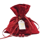 Sacchetto di nylon di trucco del velluto della corda, borsa di compera del regalo di 7x9cm