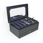 Lo SGS ha personalizzato il contenitore di gioielli di cuoio di viaggio con progettazione contemporanea dei cassetti