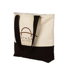 logo organico riutilizzabile di Tote Bags Standard Size Customized della tela del cotone 14oz