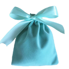 il regalo del cordone del tessuto del velluto di 10x12cm insacca per l'etichetta tessuta gioielli