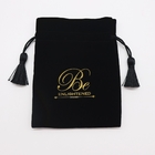 I sacchetti del regalo del sacchetto del velluto del cordone delle borse di cordone del velluto personalizzano il sacchetto del cordone dei tessuti grande