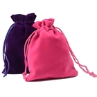 I sacchetti del regalo del sacchetto del velluto del cordone delle borse di cordone del velluto personalizzano il sacchetto del cordone dei tessuti grande