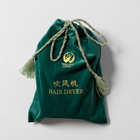 » borsa verde scuro del vino del sacchetto del regalo del velluto della borsa del regalo del cordone del tessuto 5x7