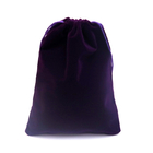 Sacchetto d'affollamento 5x7cm nero dei gioielli del velluto, borsa d'imballaggio del regalo di HY