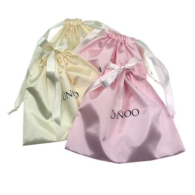 Azo leggero del sacchetto dei gioielli del raso libero per il regalo di compera