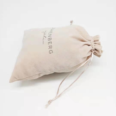 Poliestere che si affolla cordone Mesh Pouch Gift che imballa 25x30cm con l'etichetta tessuta