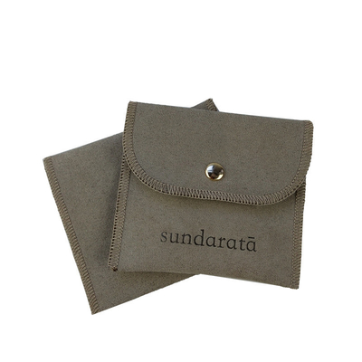 Borsa di qualità superiore del regalo del braccialetto dell'orecchino del sacchetto della busta dei gioielli di Microfiber 5x7cm